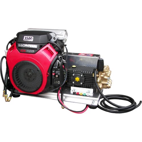 Pressure-Pro 3500 PSI @ 8.0 GPM  General Pump Belt Drive Gas Honda Engine Cold Water Pressure Washer - SKID