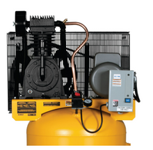 Load image into Gallery viewer, DeWALT 5 HP Single Phase 230V 80 Gallon Two Stage with Baldor motor with mag starter
