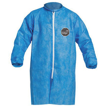 Load image into Gallery viewer, DuPont™ ProShield® 10 Frock - Mandarin Collar - Elastic Wrists - Front Zipper Closure - Serged Seams - Blue - 2X - 30/Pack