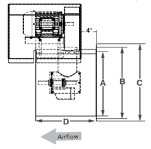 Load image into Gallery viewer, 30″ Tube Axial Paint Booth Fan Less Motor