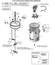 Load image into Gallery viewer, Binks 183G 5 Gallons ASME Galvanized Carbon Steel Pressure Tank - Double Regulated w/ Extra Sensitive Regulator &amp; No Agitator