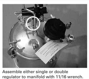 Binks 83Z Zinc Plated Pressure Tank – Up To 2.8 Gallons - Dual Regulated & Direct Drive Agitation