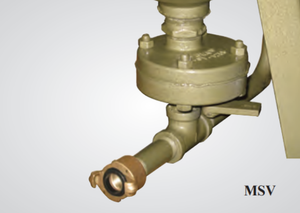 Clemco 1 cu ft Classic Blast Machine Model 1042 with Manual Valve (MSV) - Portable 1/2 inch Piping - Without Remote