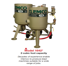 Load image into Gallery viewer, Clemco 2 cu ft Classic Blast Machine Model 1642 with Flat Sand Valve (FSV), Portable - 1 inch Piping