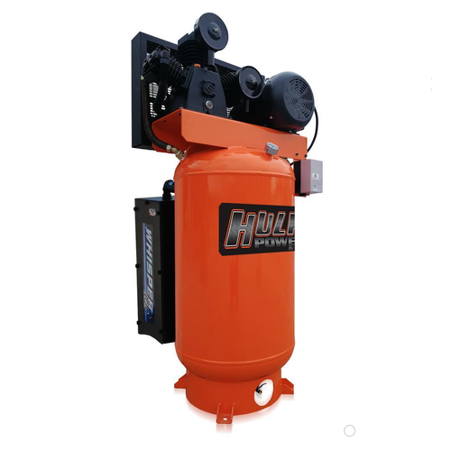 EMAX Hulk Power Industrial Series 90 PSI @ 28.0 CFM 80 Gal. 7.5HP 2 Stage 1-Phase Stationary Silent Electric Air Compressor