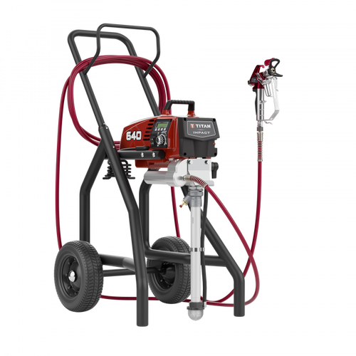 Titan Impact 640 3300 PSI @ 0.70 GPM Electric Airless Paint Sprayer - High Rider