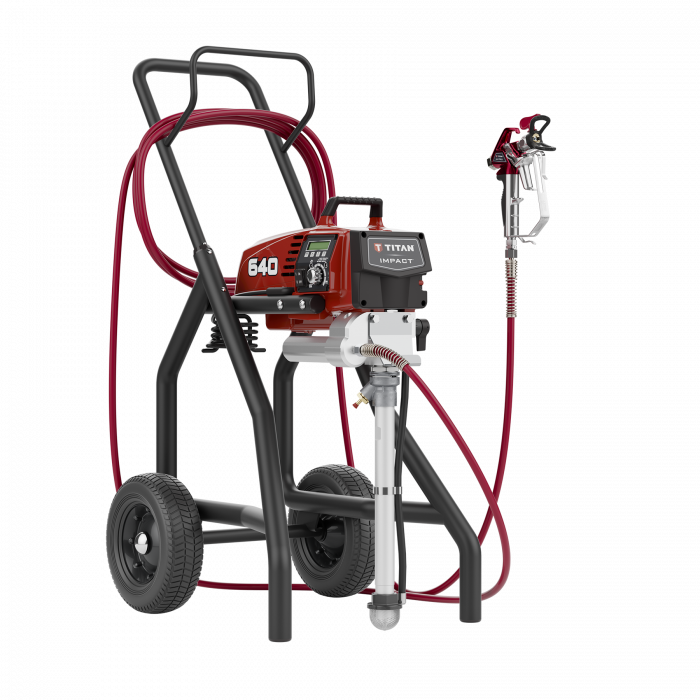 Titan Impact 640 3300 PSI @ 0.70 GPM Electric Airless Paint Sprayer - High Rider