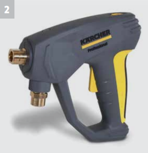 K'A'RCHER HDS 3.5/30 P Cage 3000 PSI @ 3.5 GPM Direct Drive 337cc Honda GX340 Hot Gas Pressure Washer
