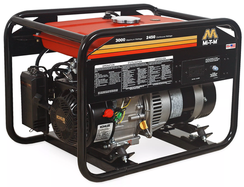 Mi-T-M 3000 watts 163cc Honda GX160 OHV Gasoline Portable Generator