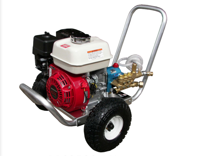 Pressure-Pro 3300 PSI @ 2.5 GPM CAT Pump Direct Drive Gas Honda Engine Cold Water Pressure Washer - Cartv