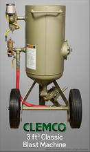 Load image into Gallery viewer, Clemco 3 cu ft High Pressure (HP) Classic Blast Machine Model 1648 HP Package - 300lbs., with 1 inch Piping. - Syatem 1648-100-CA