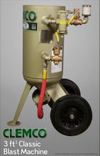 Load image into Gallery viewer, Clemco 3 cu ft High Pressure (HP) Classic Blast Machine Model 1648 HP Package - 300lbs., with 1 inch Piping. - Syatem 1648-100-CA