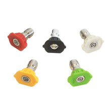 Load image into Gallery viewer, Simpson 80146 Replacement Spray Nozzles Rated up to 4500 PSI - 5 Piece Quick Connect Nozzle Set 4.0