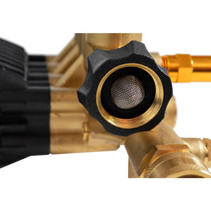 SIMPSON® 10.0GA13 3,800 psi 3.5 GPM AAA Triplex Plunger Horizontal Pump with Brass Head and Powerboost Technology