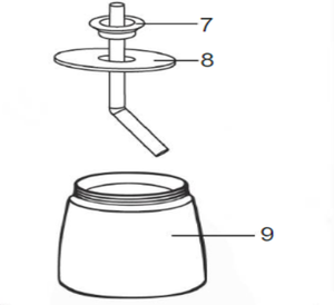 Wagner 0414336 or 414336 Fluid Cup Container