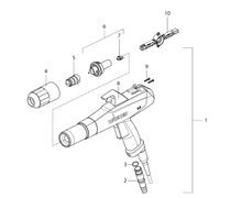 Load image into Gallery viewer, Wagner 2321976 PEM X1  Fan Spray Nozzle - Complete